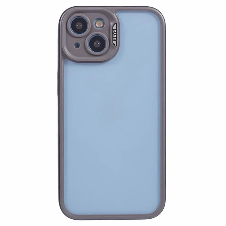 For iPhone 15 Cell Phone Case Precise Lens Cutout TPU+Acrylic Protective Cover
