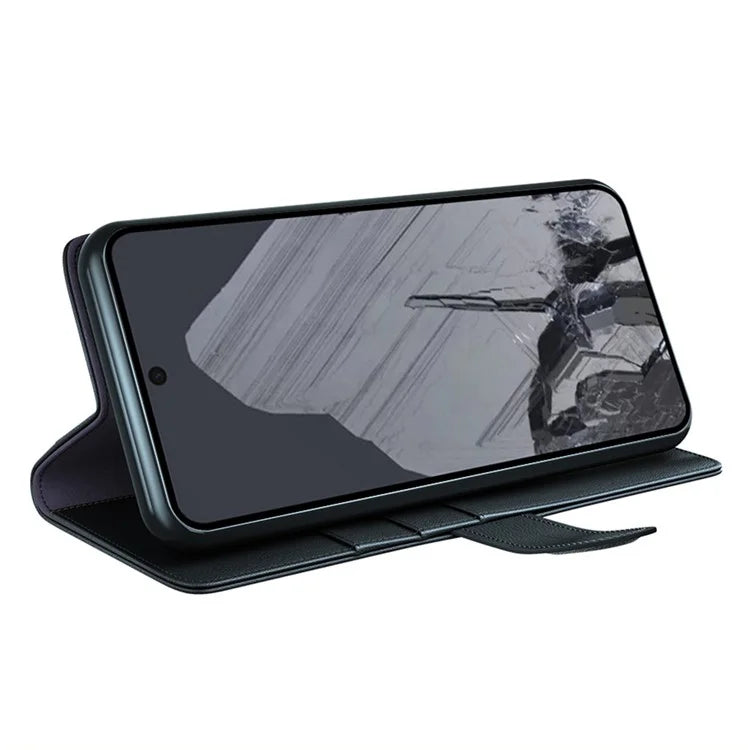 For Google Pixel 8 Pro Case Genuine Split Leather Flip Phone Cover
