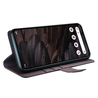 For Google Pixel 7a Case Genuine Split Leather Wallet Phone Cover with Card Holder