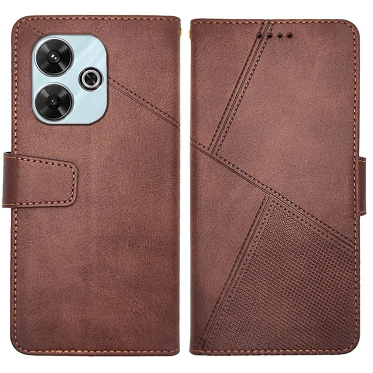 IDEWEI For Xiaomi Redmi 13 4G Case PU Leather Wallet Phone Cover