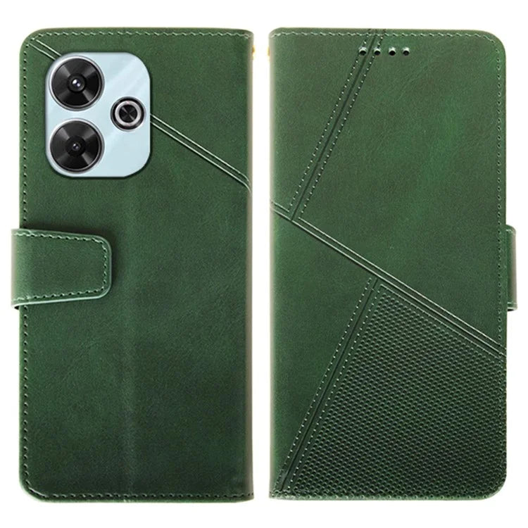 IDEWEI For Xiaomi Redmi 13 4G Case PU Leather Wallet Phone Cover