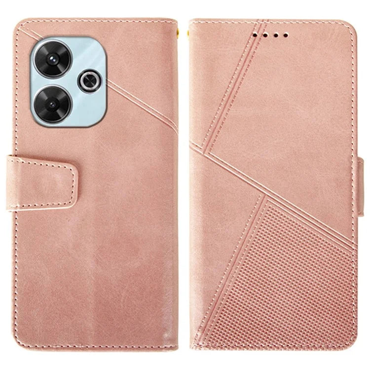 IDEWEI For Xiaomi Redmi 13 4G Case PU Leather Wallet Phone Cover