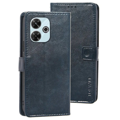 IDEWEI For Xiaomi Redmi 13 4G Case Crazy Horse Texture Flip Leather Phone Cover