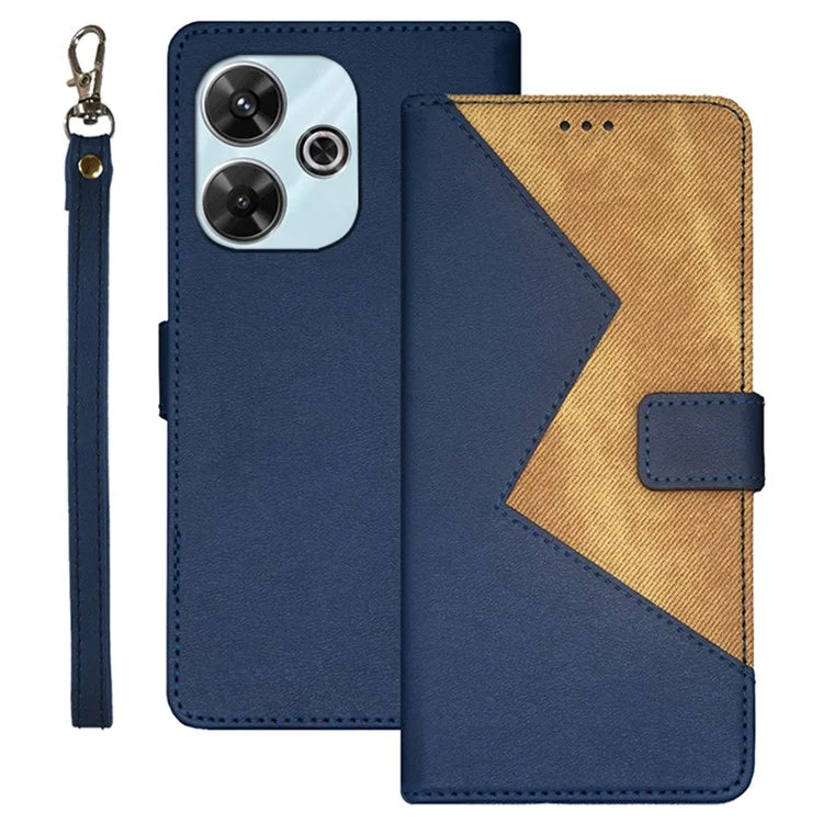 IDEWEI For Xiaomi Redmi 13 4G Case Card Slots Stand Leather Phone Cover