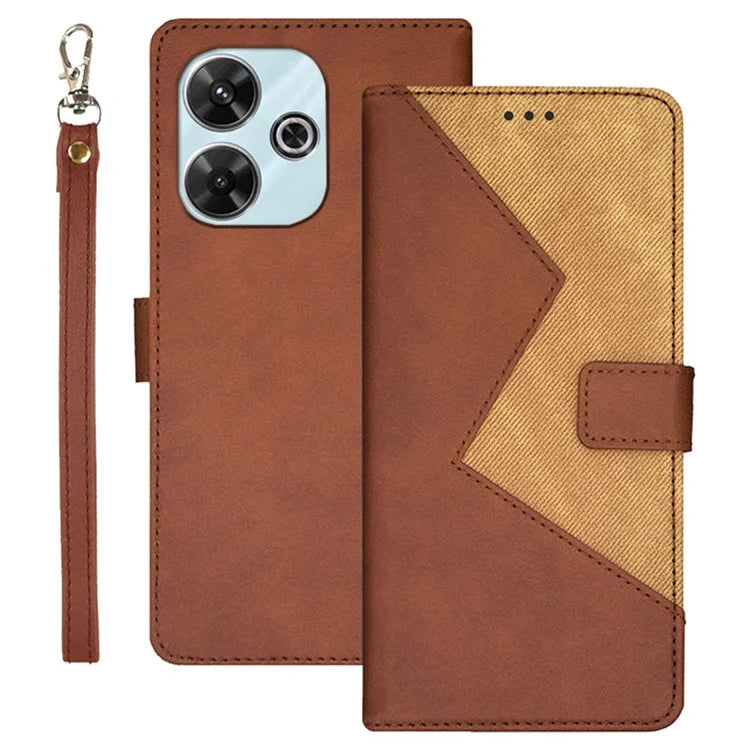 IDEWEI For Xiaomi Redmi 13 4G Case Card Slots Stand Leather Phone Cover