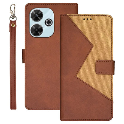 IDEWEI For Xiaomi Redmi 13 4G Case Card Slots Stand Leather Phone Cover
