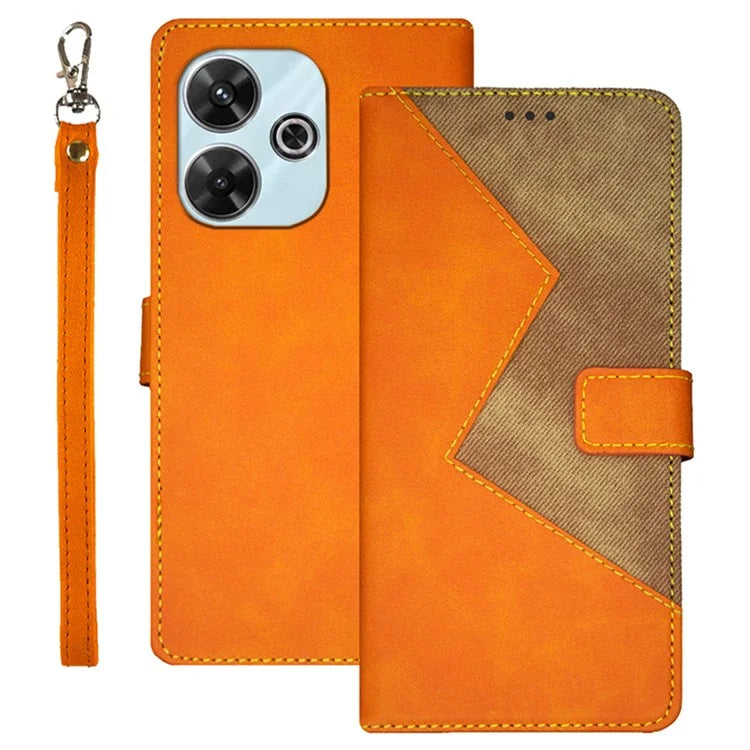 IDEWEI For Xiaomi Redmi 13 4G Case Card Slots Stand Leather Phone Cover
