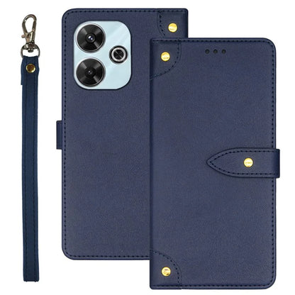 IDEWEI For Xiaomi Redmi 13 4G Case Card Slots Shockproof Flip Leather Phone Cover
