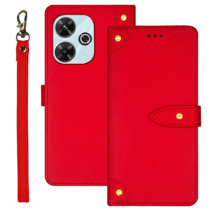 IDEWEI For Xiaomi Redmi 13 4G Case Card Slots Shockproof Flip Leather Phone Cover