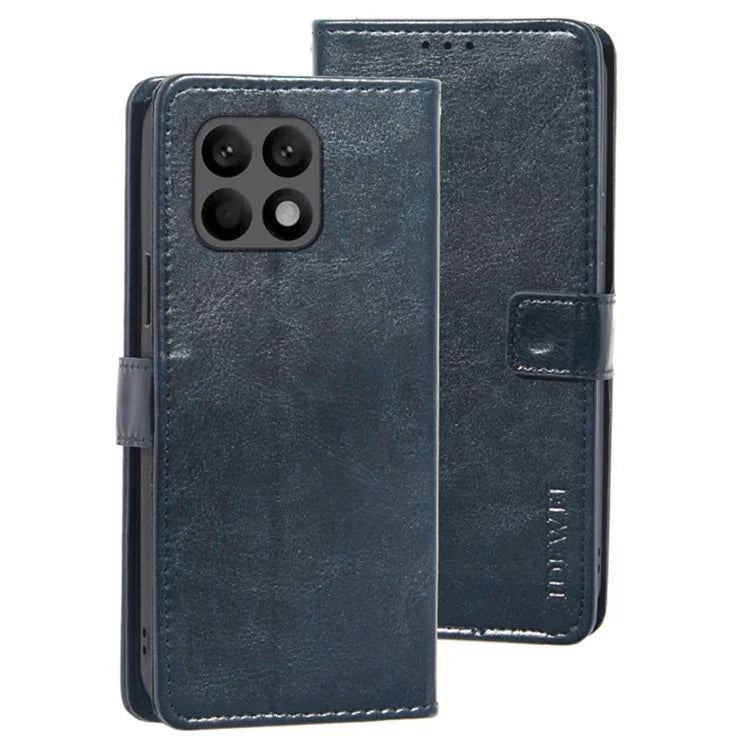 IDEWEI For Xiaomi Poco F6 Pro 5G / Redmi K70 5G / K70 Pro 5G Phone Case Crazy Horse Texture Leather Flip Cover