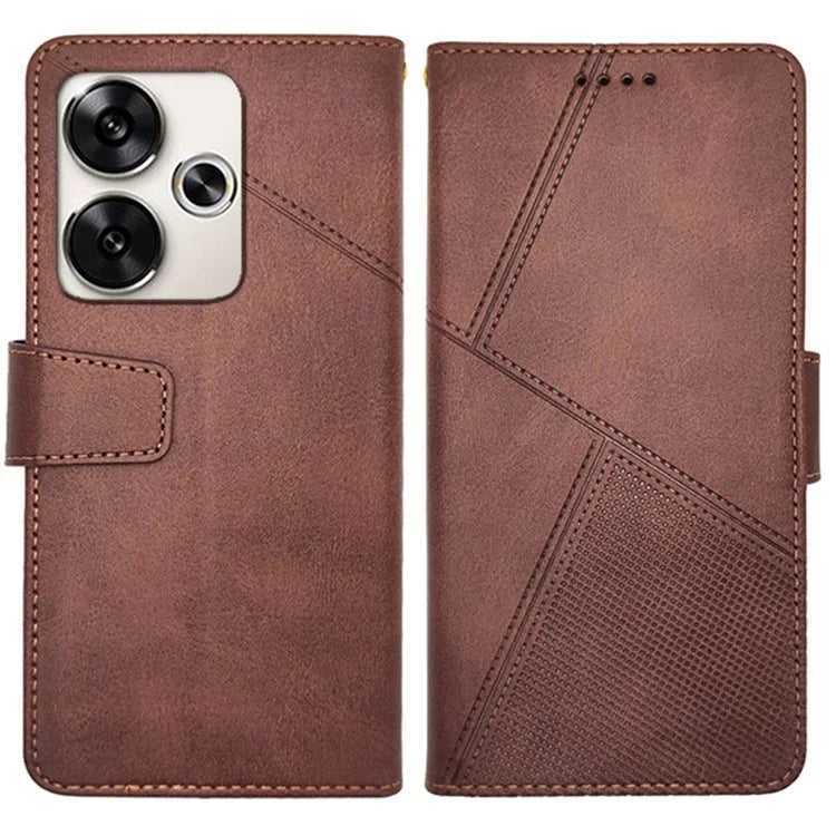 IDEWEI For Xiaomi Poco F6 5G / Redmi Turbo 3 5G Wallet Case PU Leather Phone Cover