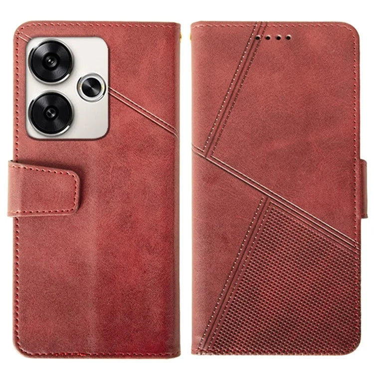 IDEWEI For Xiaomi Poco F6 5G / Redmi Turbo 3 5G Wallet Case PU Leather Phone Cover