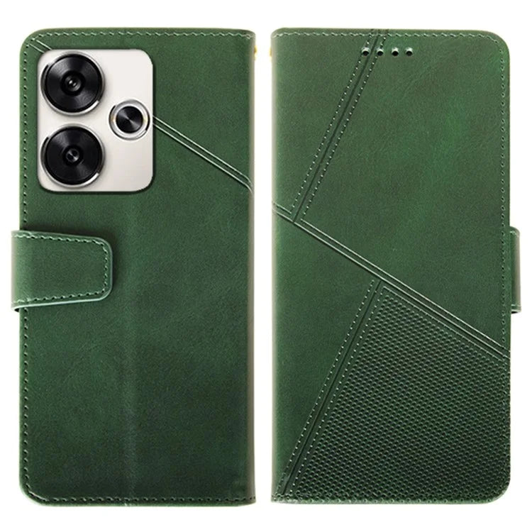 IDEWEI For Xiaomi Poco F6 5G / Redmi Turbo 3 5G Wallet Case PU Leather Phone Cover