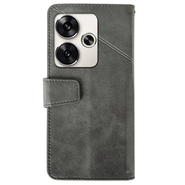 IDEWEI For Xiaomi Poco F6 5G / Redmi Turbo 3 5G Wallet Case PU Leather Phone Cover