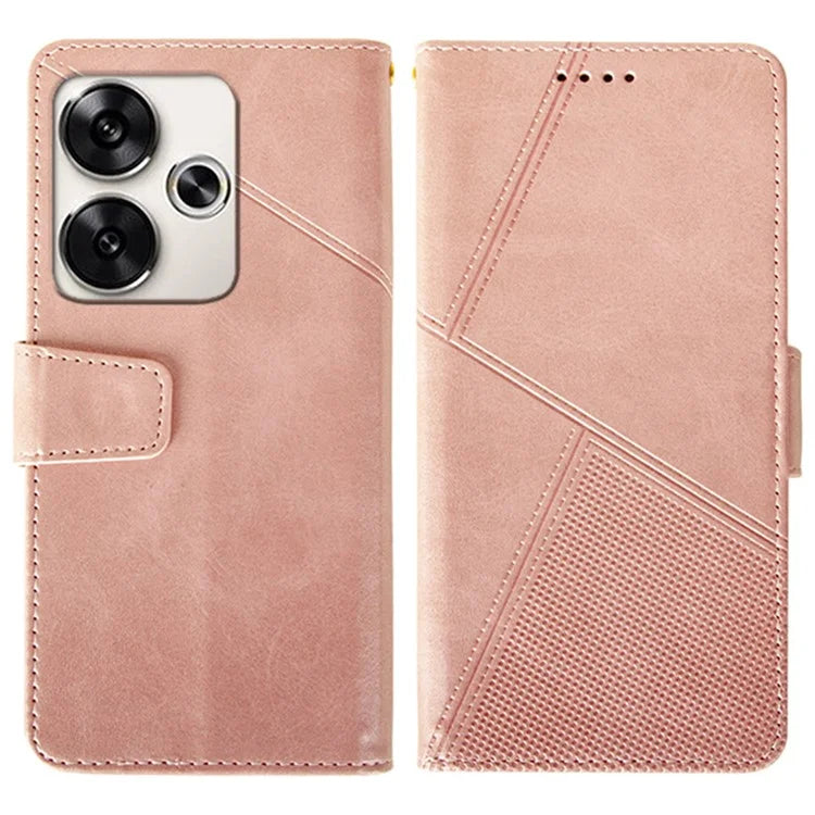 IDEWEI For Xiaomi Poco F6 5G / Redmi Turbo 3 5G Wallet Case PU Leather Phone Cover