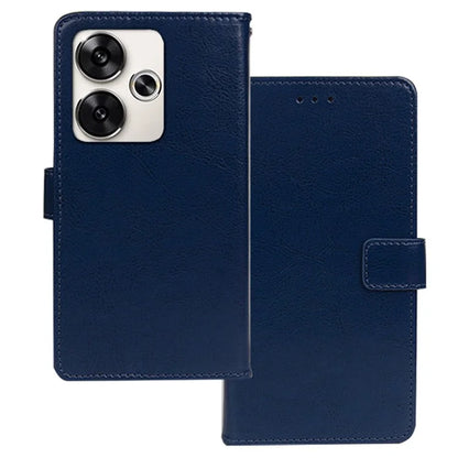 IDEWEI for Xiaomi Poco F6 5G / Redmi Turbo 3 5G Case Card Slots PU Leather Flip Stand Cover