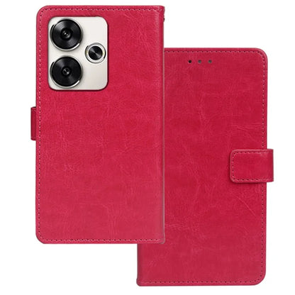 IDEWEI for Xiaomi Poco F6 5G / Redmi Turbo 3 5G Case Card Slots PU Leather Flip Stand Cover