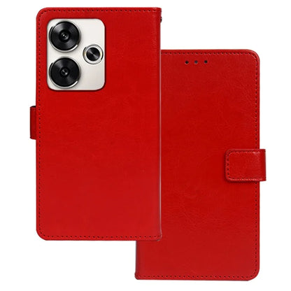 IDEWEI for Xiaomi Poco F6 5G / Redmi Turbo 3 5G Case Card Slots PU Leather Flip Stand Cover