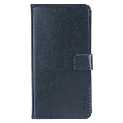 IDEWEI For Xiaomi Poco F6 5G / Redmi Turbo 3 5G Case Crazy Horse Texture Leather Flip Phone Cover