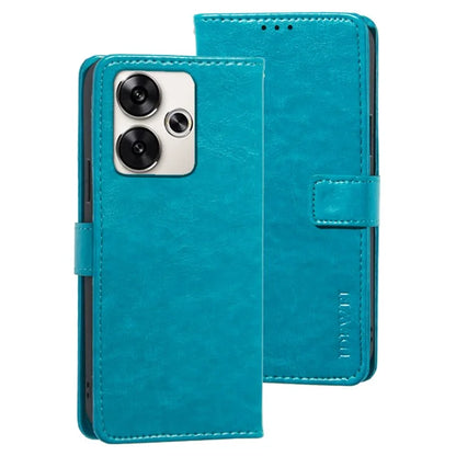 IDEWEI For Xiaomi Poco F6 5G / Redmi Turbo 3 5G Case Crazy Horse Texture Leather Flip Phone Cover