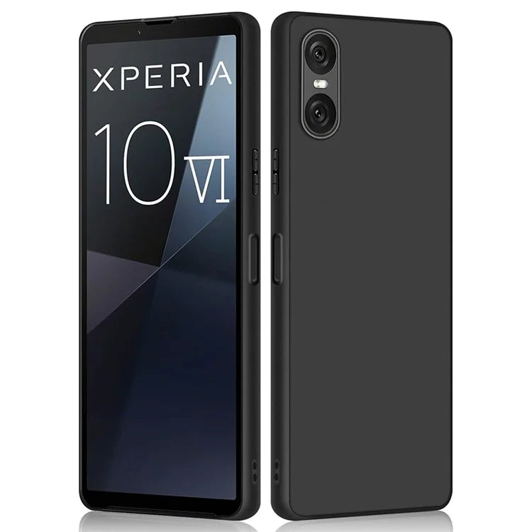 For Sony Xperia 10 VI Case Matte Back Slim TPU Phone Cover