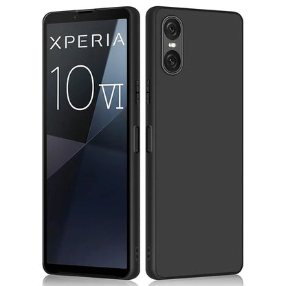 For Sony Xperia 10 VI Case Matte Back Slim TPU Phone Cover