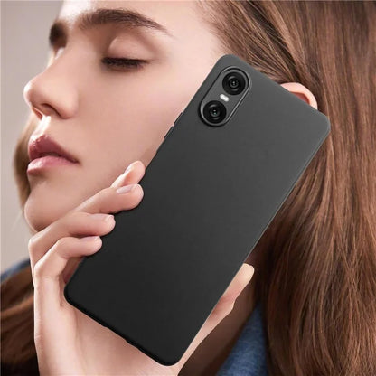 For Sony Xperia 10 VI Case Matte Back Slim TPU Phone Cover