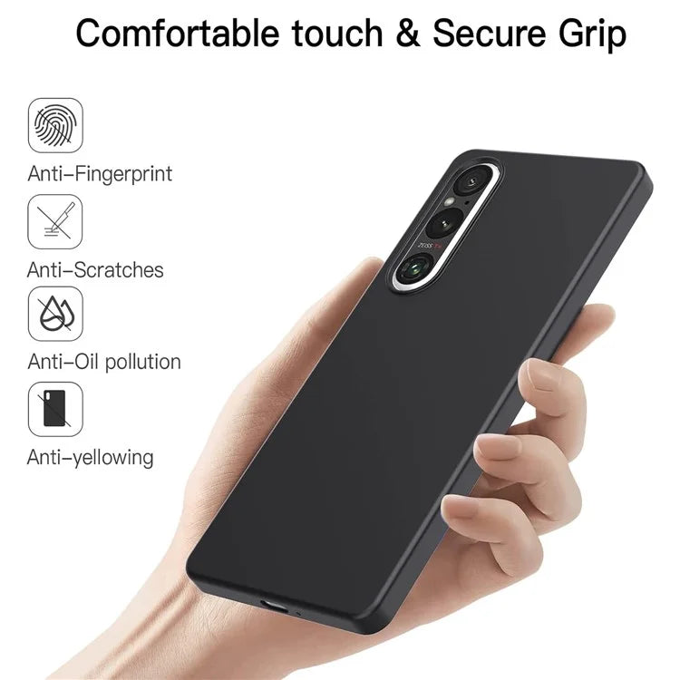 For Sony Xperia 1 VI Slim Case Matte Back Soft TPU Phone Cover