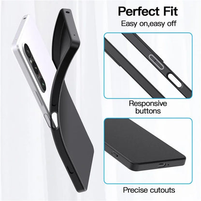 For Sony Xperia 1 VI Slim Case Matte Back Soft TPU Phone Cover