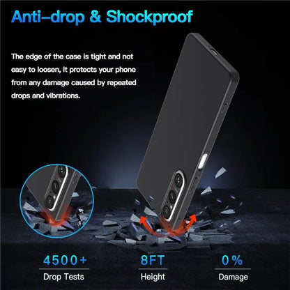For Sony Xperia 1 VI Slim Case Matte Back Soft TPU Phone Cover