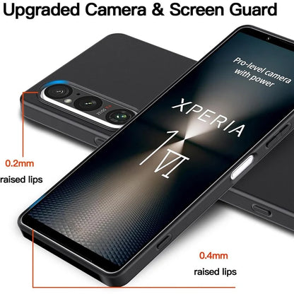 For Sony Xperia 1 VI Slim Case Matte Back Soft TPU Phone Cover