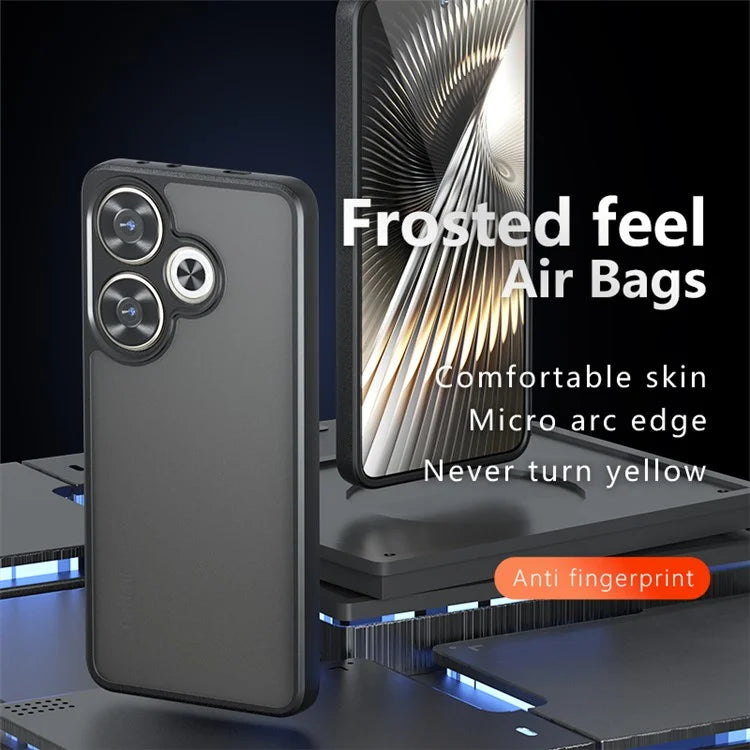 For Xiaomi Poco F6 5G / Redmi Turbo 3 5G Case TPU + PC Anti-Scratch Matte Phone Cover
