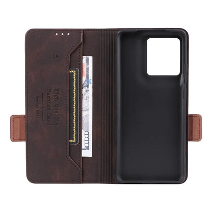 For Motorola Edge 50 Pro 5G Case Leather Wallet Phone Cover Hardware Decor