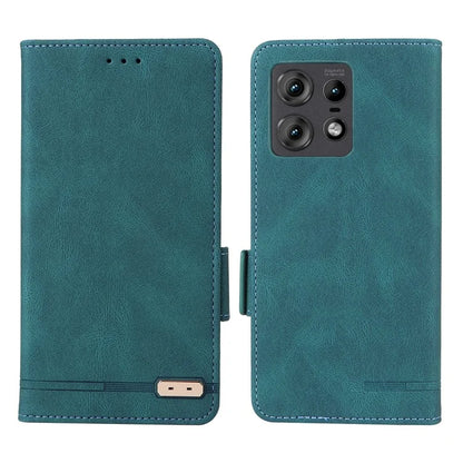 For Motorola Edge 50 Pro 5G Case Leather Wallet Phone Cover Hardware Decor