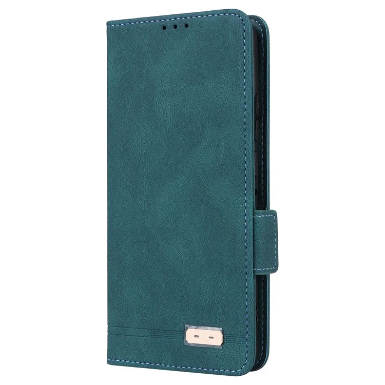 For Motorola Edge 50 Pro 5G Case Leather Wallet Phone Cover Hardware Decor