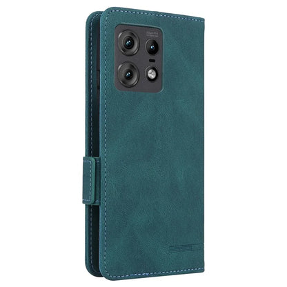 For Motorola Edge 50 Pro 5G Case Leather Wallet Phone Cover Hardware Decor
