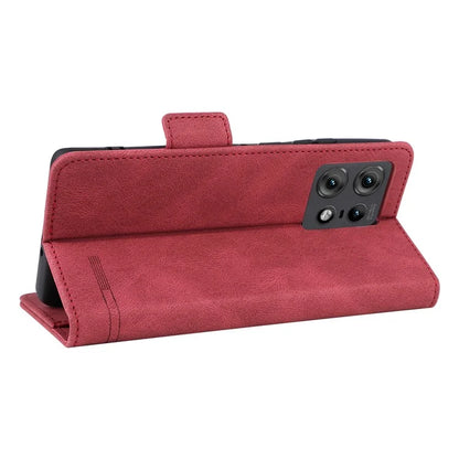 For Motorola Edge 50 Pro 5G Case Leather Wallet Phone Cover Hardware Decor