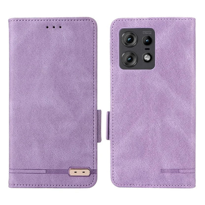 For Motorola Edge 50 Pro 5G Case Leather Wallet Phone Cover Hardware Decor