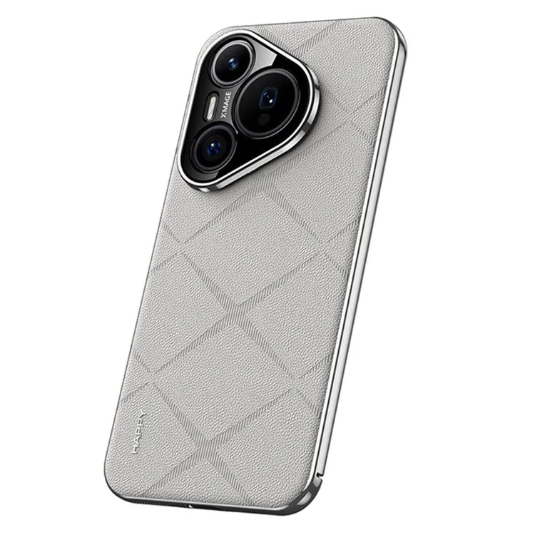 For Huawei Pura 70 Case PU Leather + Hard PC Protective Phone Cover