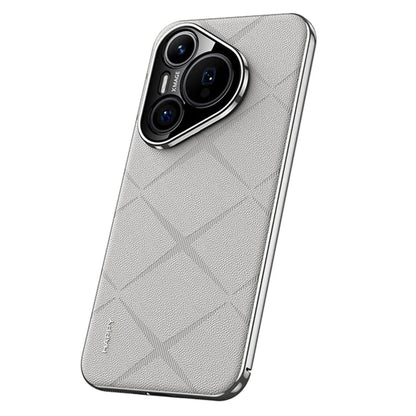 For Huawei Pura 70 Case PU Leather + Hard PC Protective Phone Cover