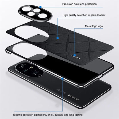 For Honor 200 Pro 5G Case PU Leather+PC Slim Phone Cover