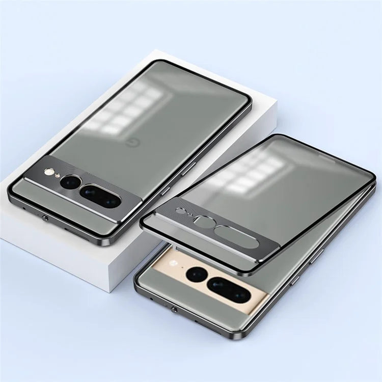 For Google Pixel 7 Pro 5G Case Pop-Up Snap Lock Translucent PC Matte Phone Cover