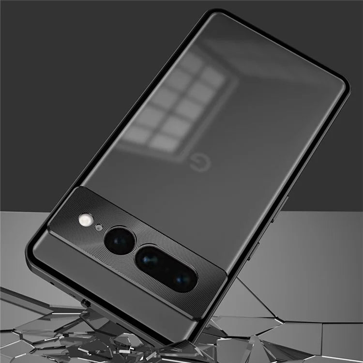 For Google Pixel 7 Pro 5G Case Pop-Up Snap Lock Translucent PC Matte Phone Cover