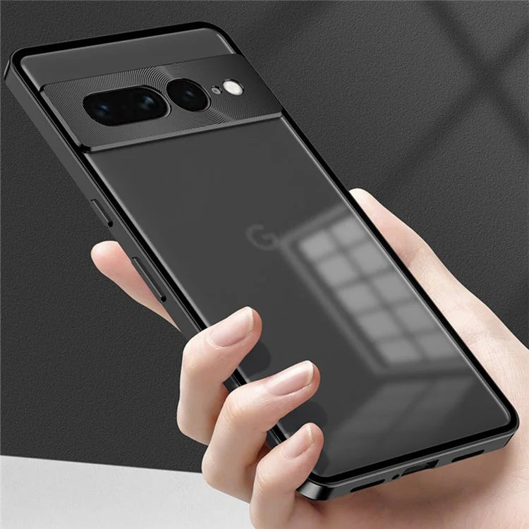 For Google Pixel 7 Pro 5G Case Pop-Up Snap Lock Translucent PC Matte Phone Cover