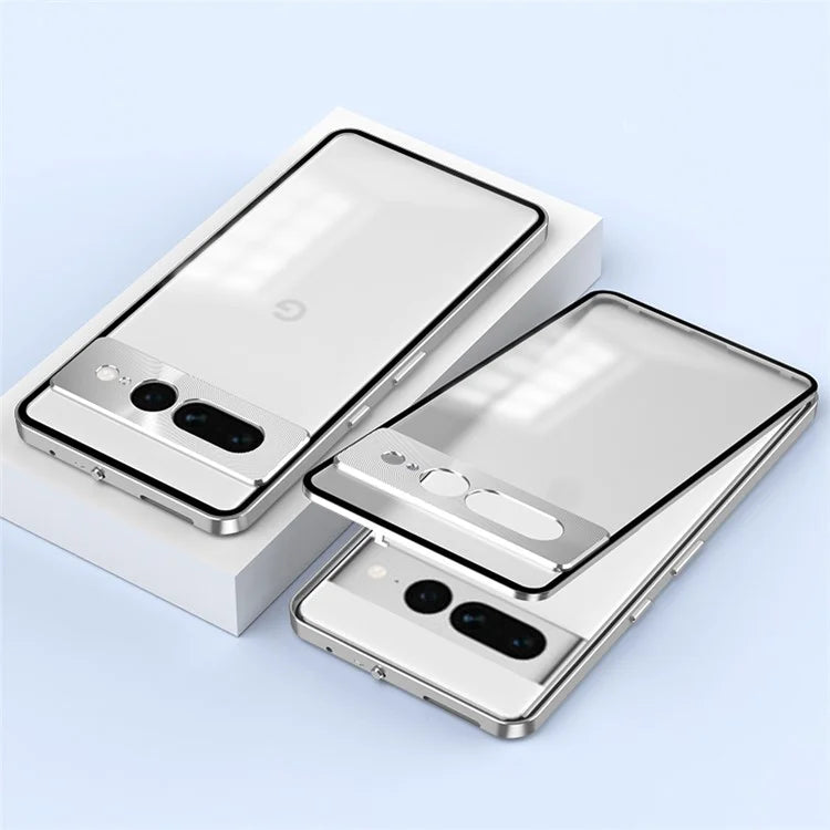 For Google Pixel 7 Pro 5G Case Pop-Up Snap Lock Translucent PC Matte Phone Cover