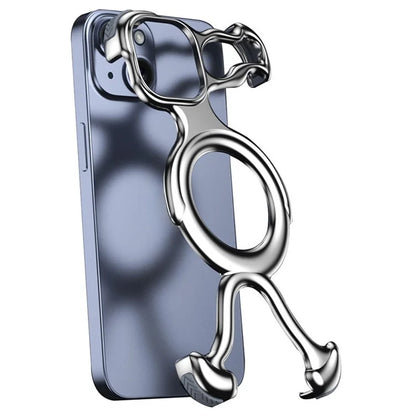 For iPhone 15 Magnetic Bumper Case Hard PC Borderless Slim Phone Cover