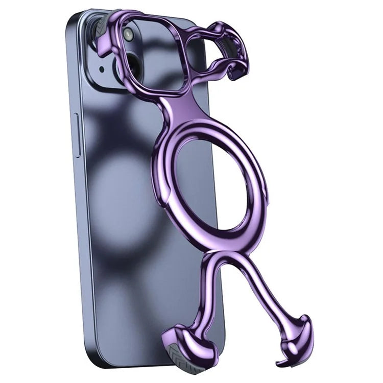 For iPhone 15 Magnetic Bumper Case Hard PC Borderless Slim Phone Cover