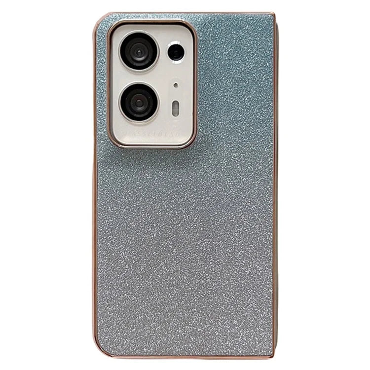 For Oppo Find N2 5G Case Glittery Gradient Hard PC Anti-Scratch Phone Cover