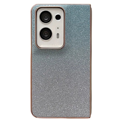 For Oppo Find N2 5G Case Glittery Gradient Hard PC Anti-Scratch Phone Cover