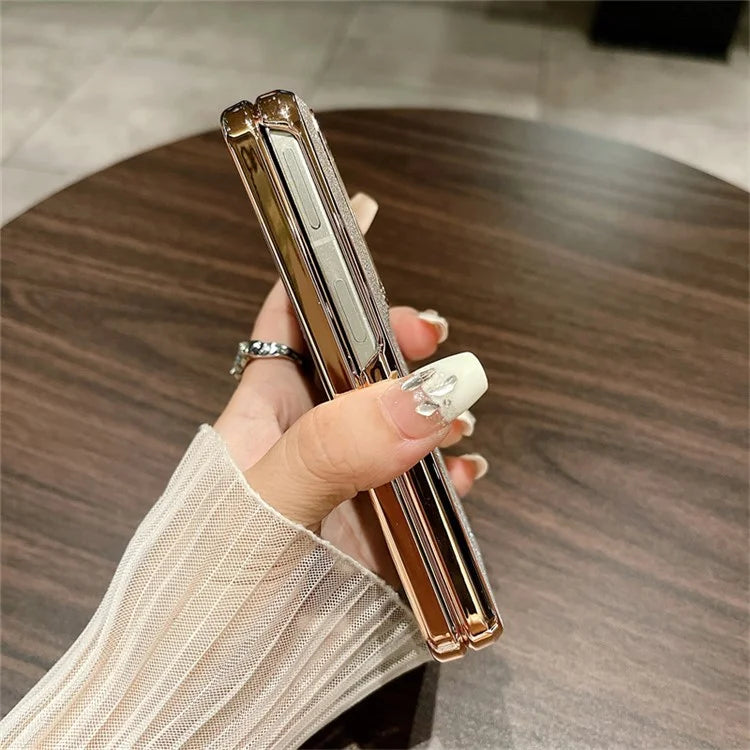 For Oppo Find N2 5G Case Glittery Gradient Hard PC Anti-Scratch Phone Cover